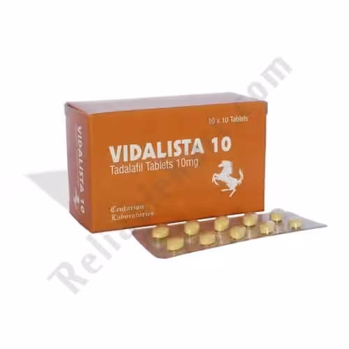 Vidalista 10 Mg tablets – Tadalafil